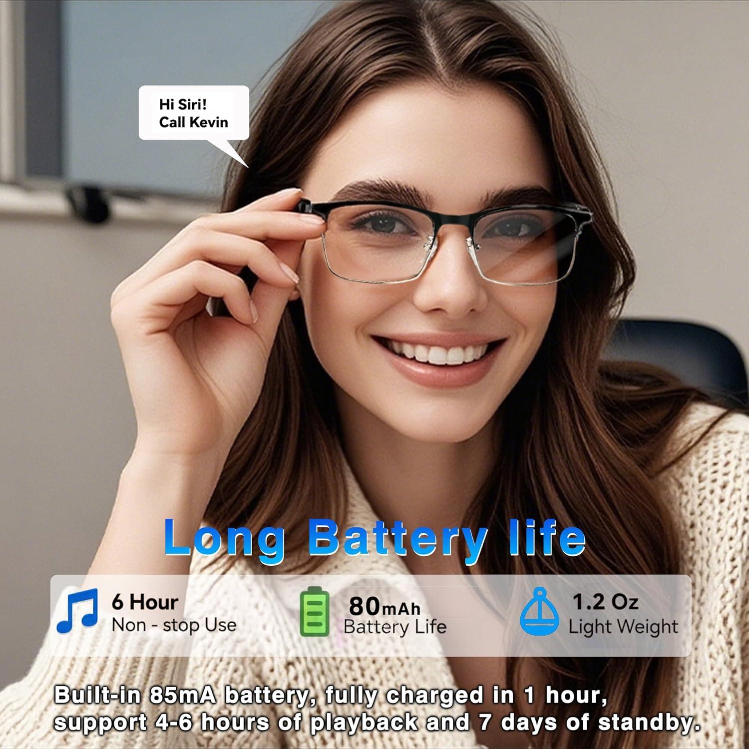 Gafas Inteligentes de Traducción OICIIDO con Bluetooth y Lentes que Cambian de Color