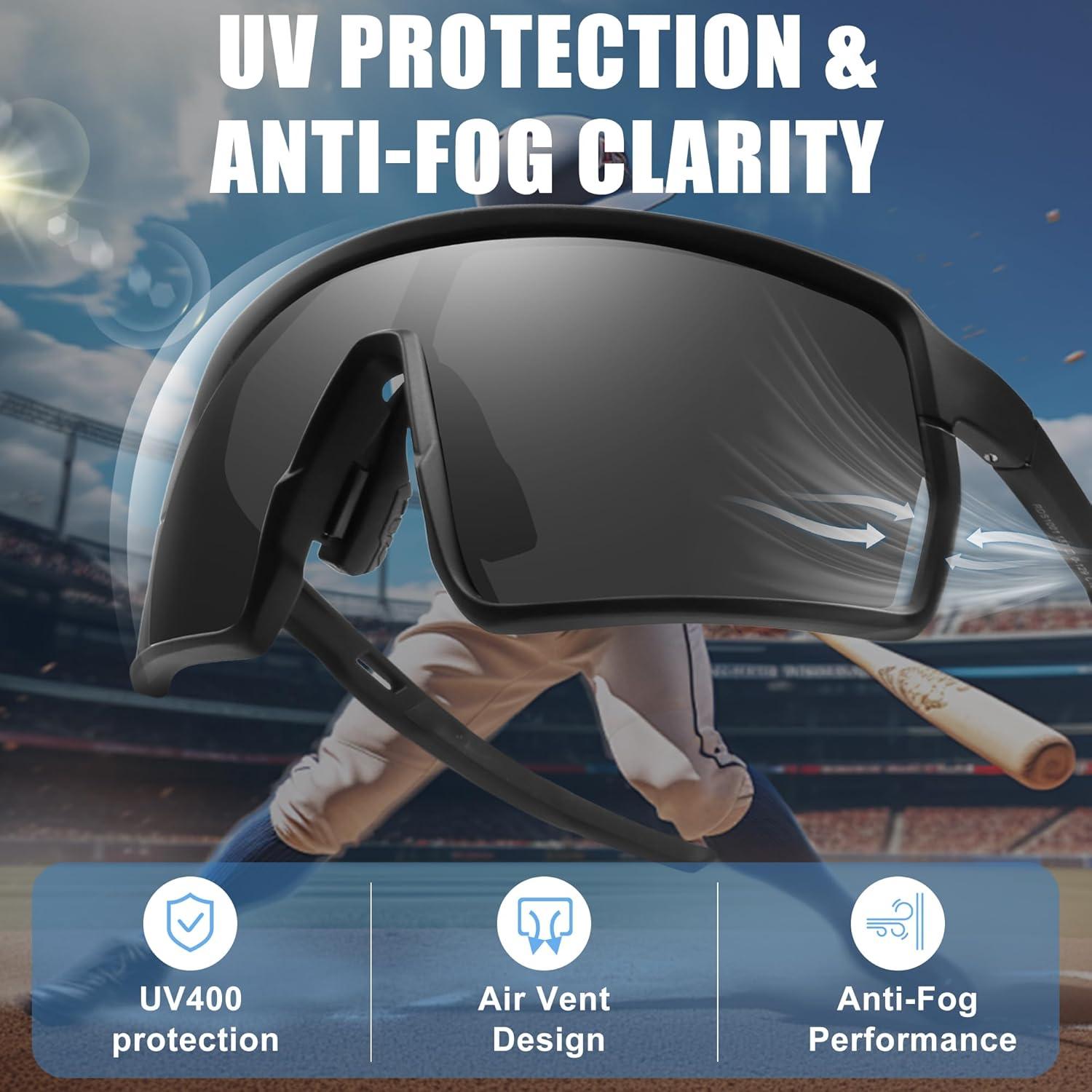 Gafas de sol deportivas Eyeezi Rds1001-C0000 UV400 Polarizadas