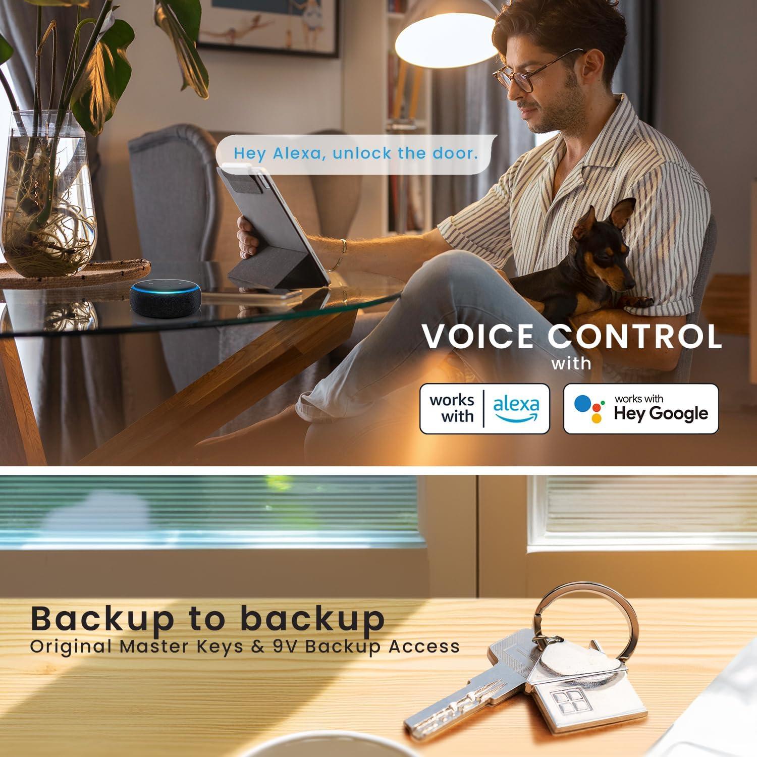 Cerradura Inteligente Lockly Vision con Timbre y Huella