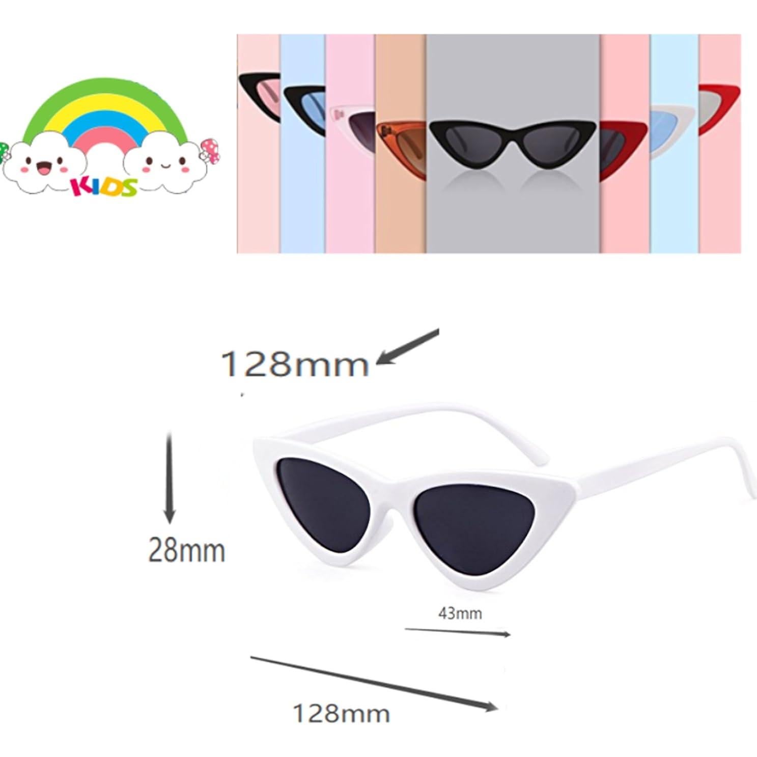 Gafas de sol retro para niños FOURCHEN UV400 ojo de gato