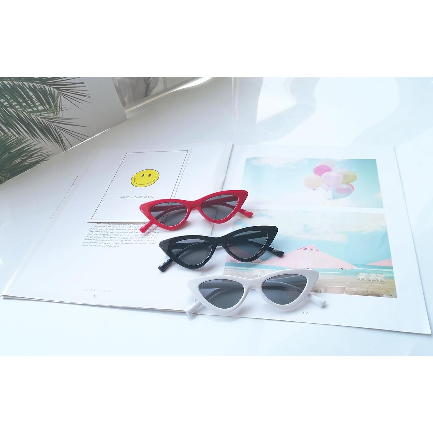 Gafas de sol retro para niños FOURCHEN UV400 ojo de gato