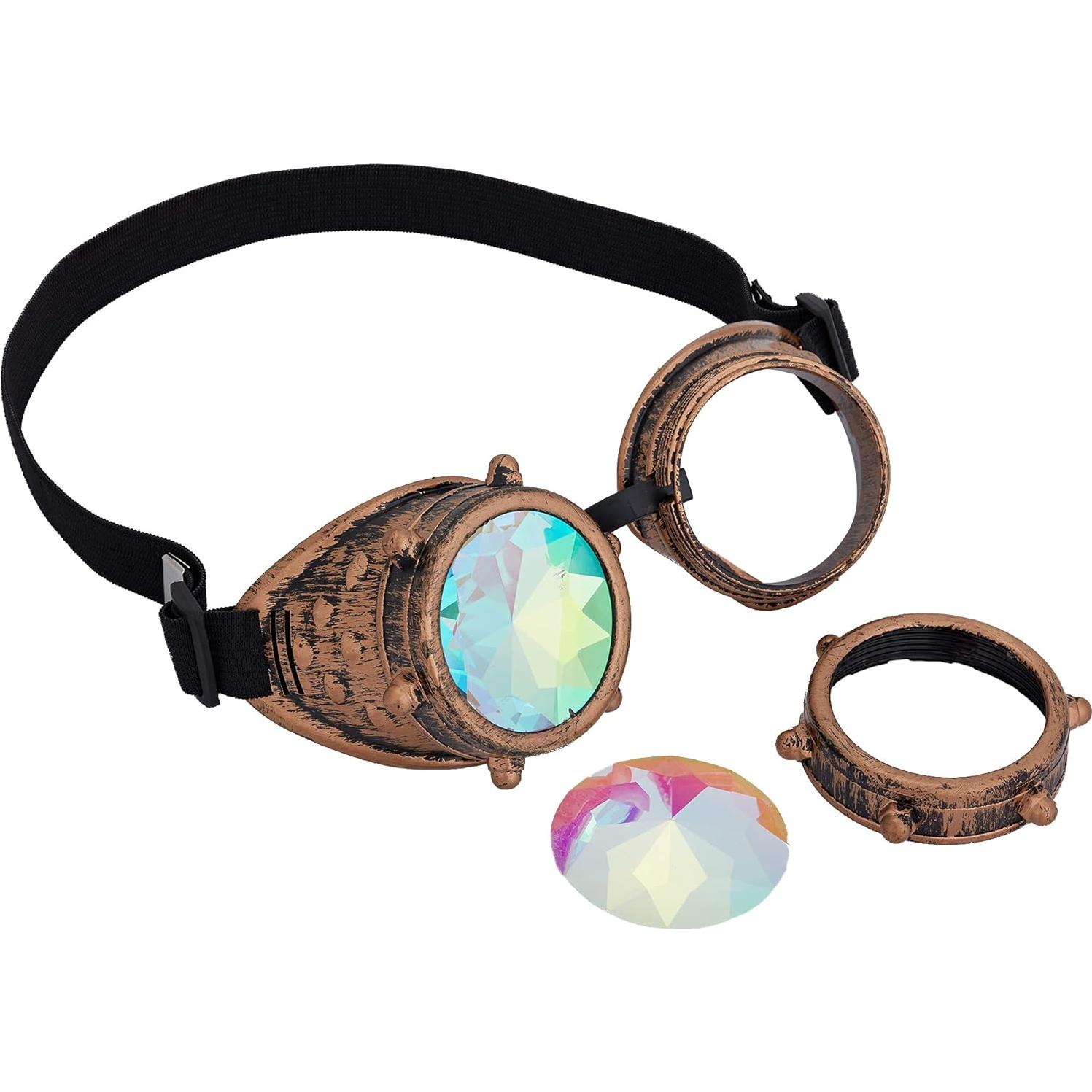 Gafas de Caleidoscopio OMGREAT para Raves - Lentes Arcoíris
