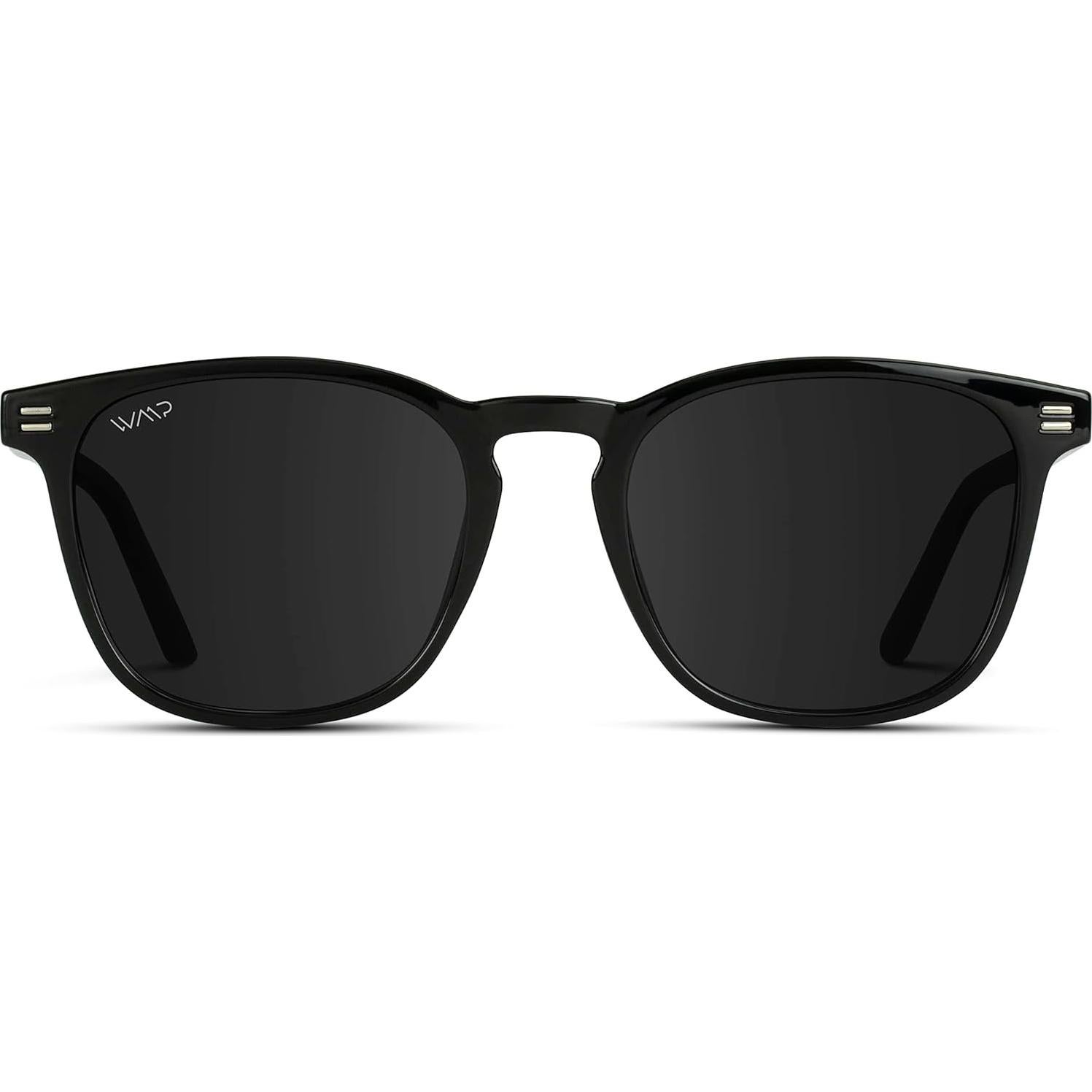 Gafas de Sol WMP Hombre Cuadradas Polarizadas Marco Negro