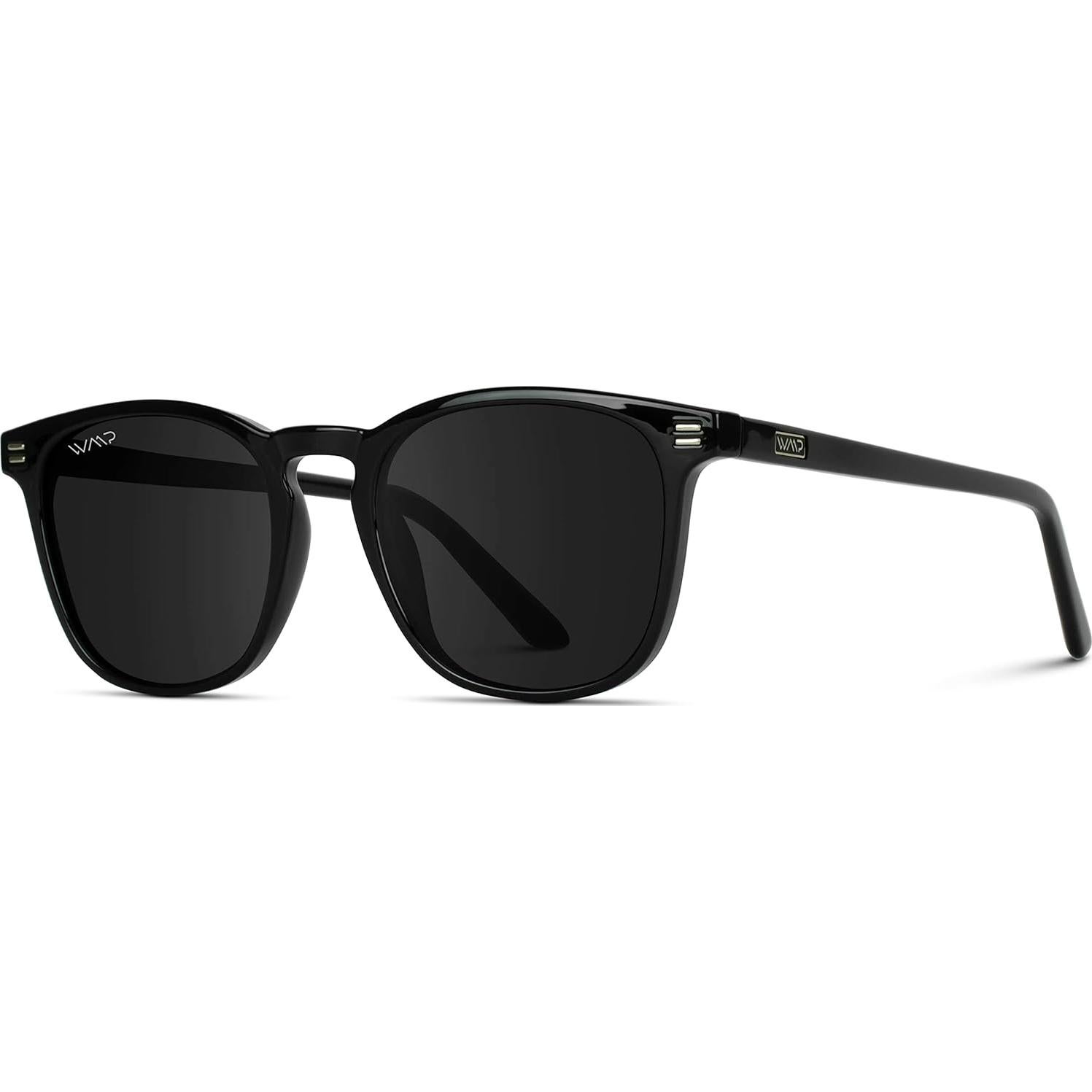 Gafas de Sol WMP Hombre Cuadradas Polarizadas Marco Negro