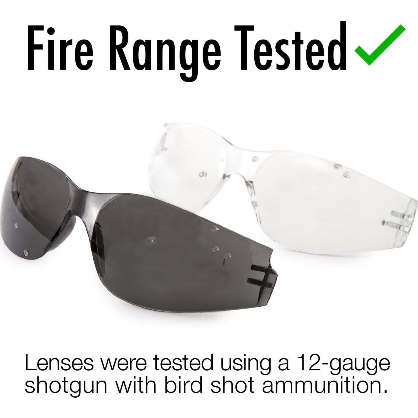 Paquete de 12 Gafas de Seguridad Trust Optics con Protección UV