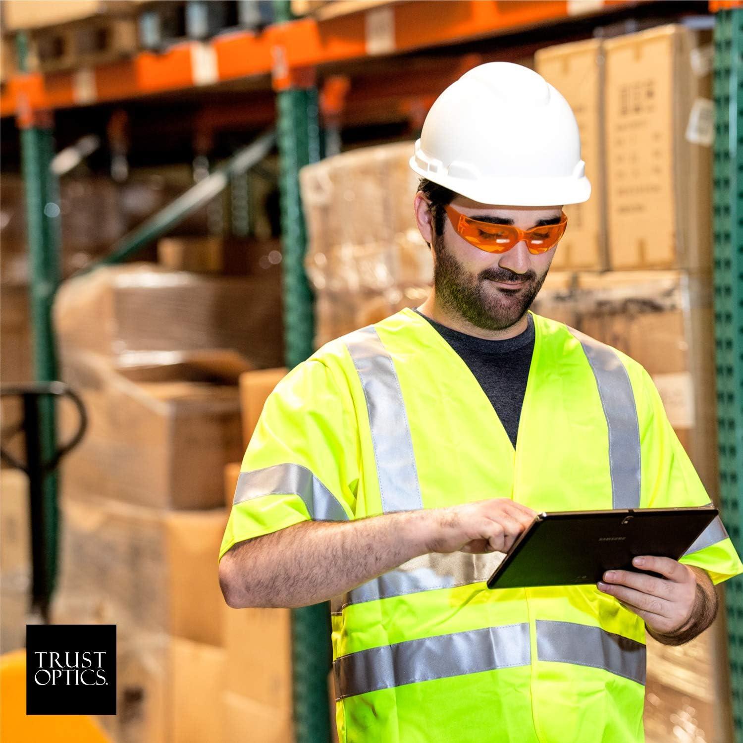 Paquete de 12 Gafas de Seguridad Trust Optics con Protección UV