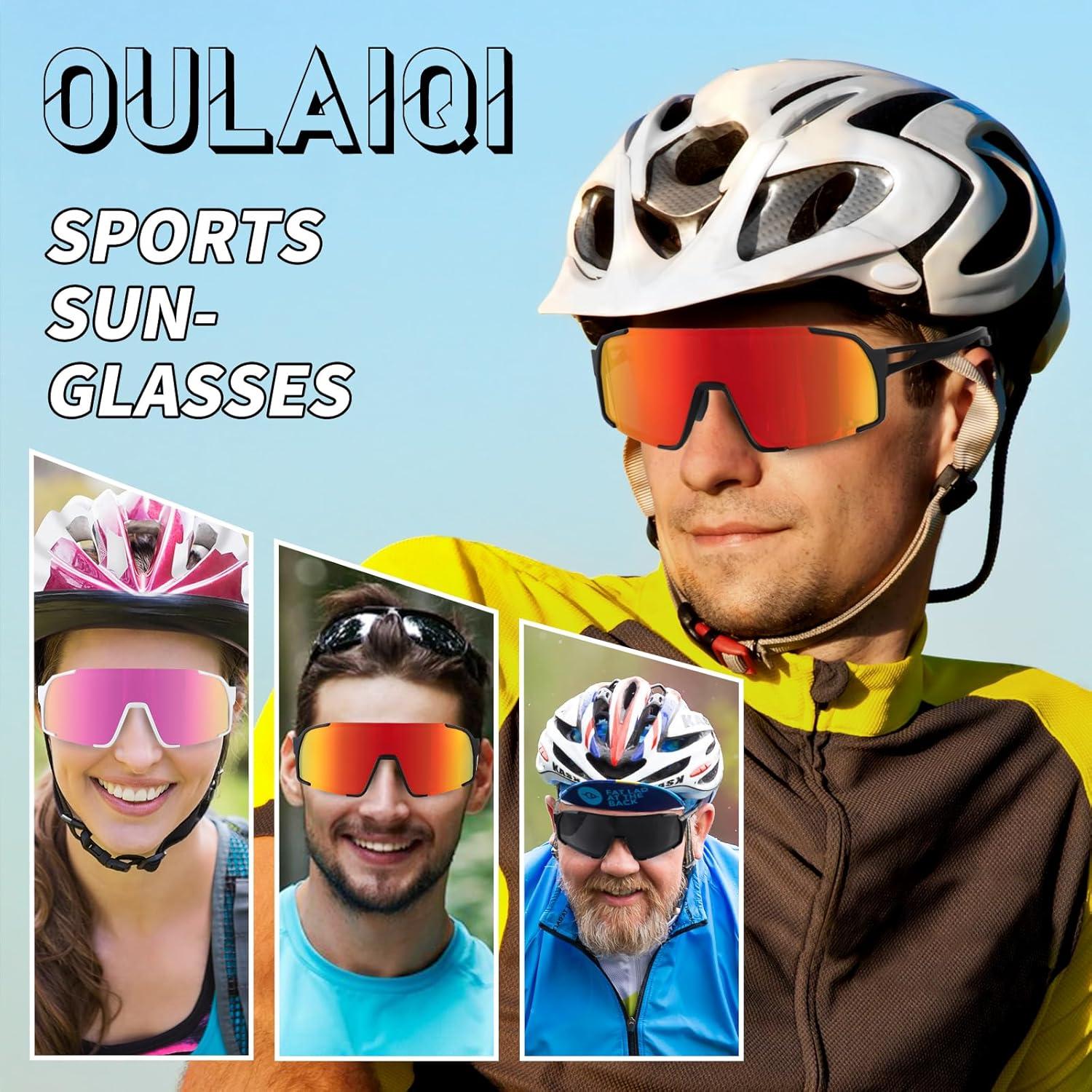 Gafas de sol deportivas OULAIQI Xq-655 UV400 para ciclismo