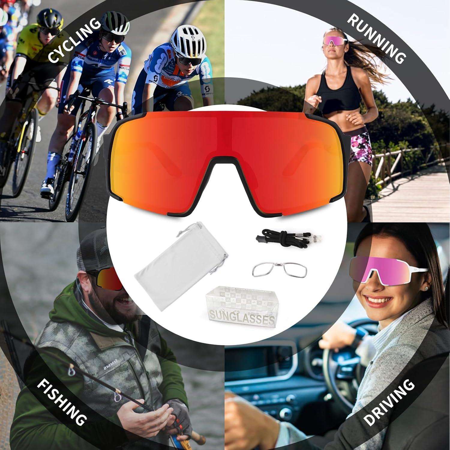 Gafas de sol deportivas OULAIQI Xq-655 UV400 para ciclismo