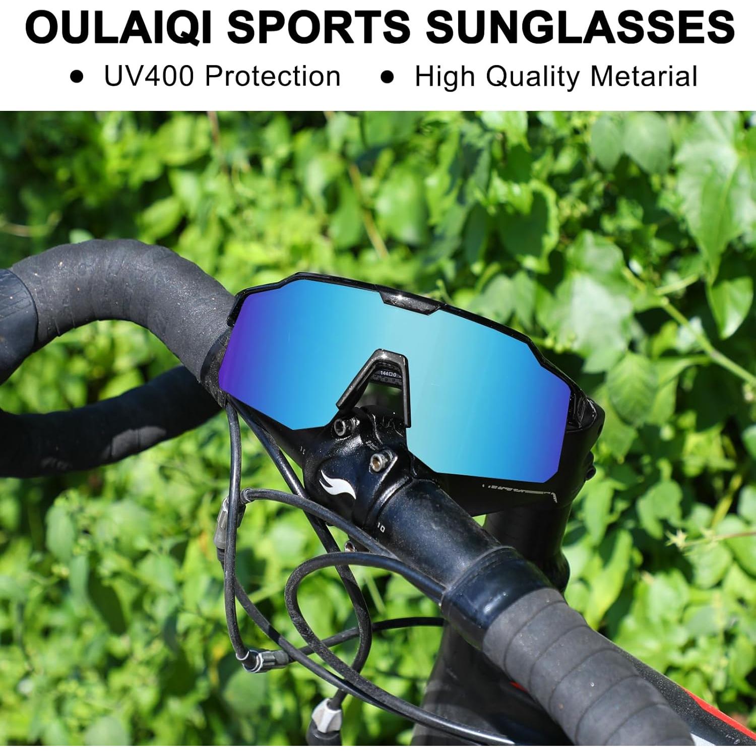 Gafas de sol deportivas OULAIQI UV400 para ciclismo y béisbol