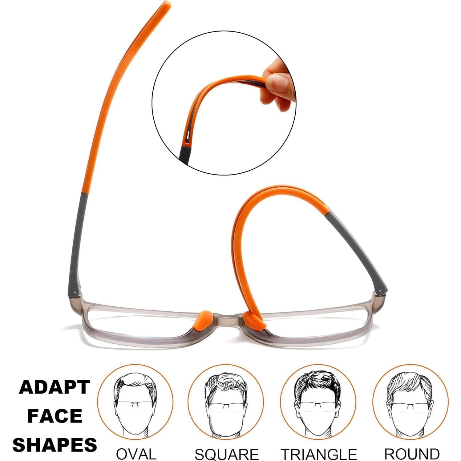 Gafas de lectura deportivas para hombres con bloqueo luz azul