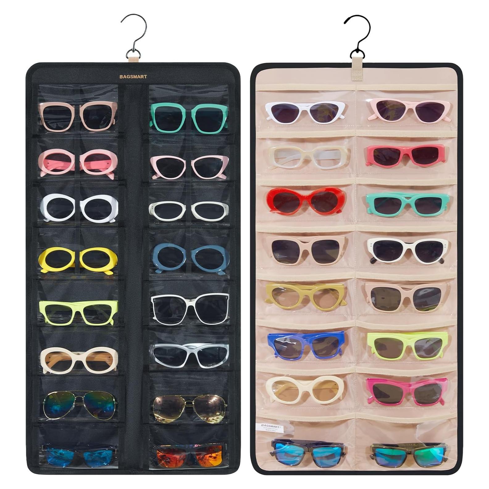 Organizador de Gafas Colgante BAGSMART 32 Ranuras Negro