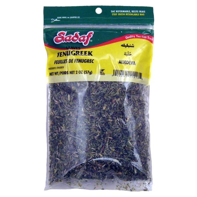 Hojas de Fenogreco Secas Sadaf 56.7 g - Kasoori Methi Kosher