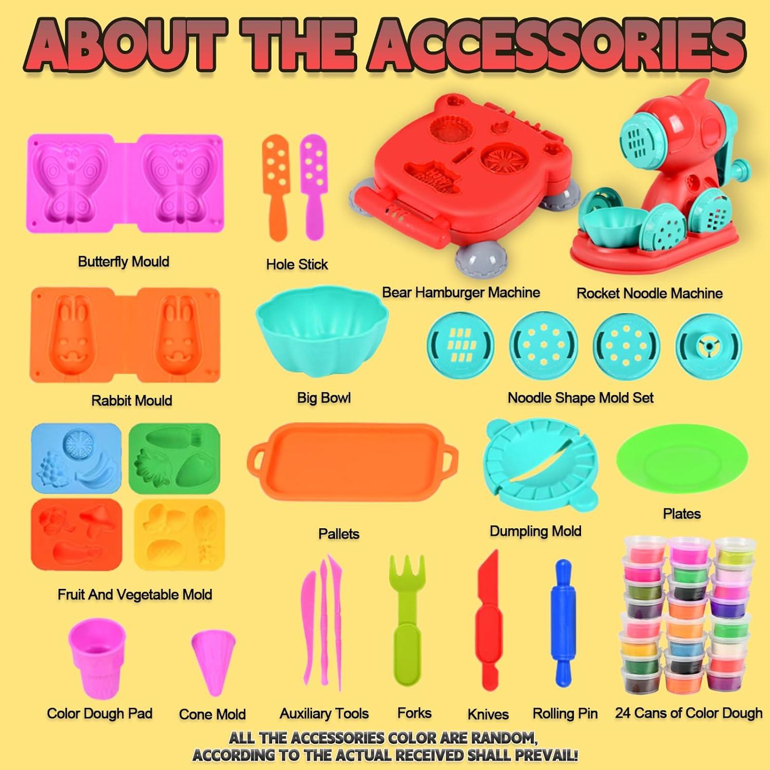 Juego de Masa de Color 2 en 1 GOVOY con 24 Piezas y Accesorios