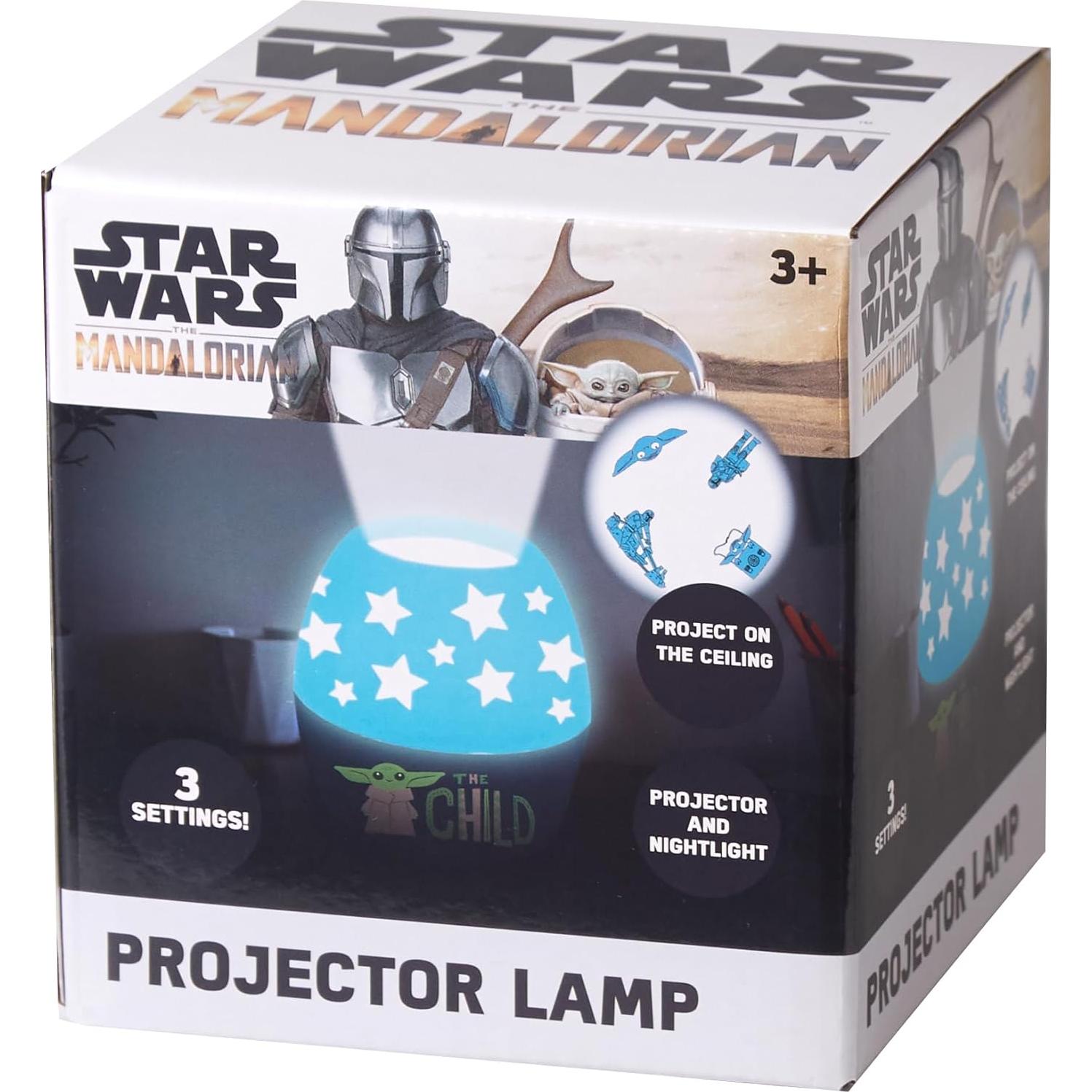 Lámpara de Proyección Star Wars Mandalorian Idea Nuova 10 cm