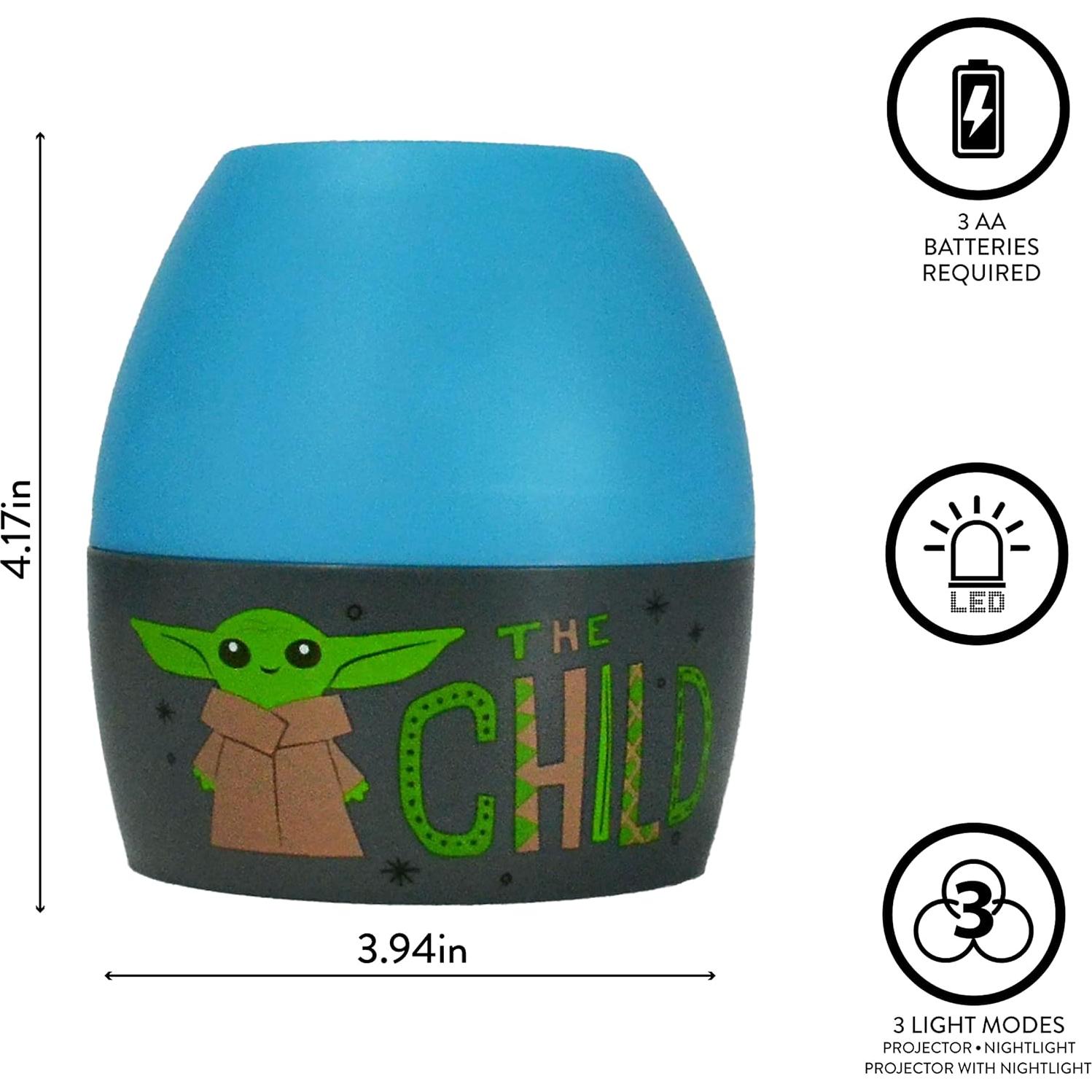 Lámpara de Proyección Star Wars Mandalorian Idea Nuova 10 cm