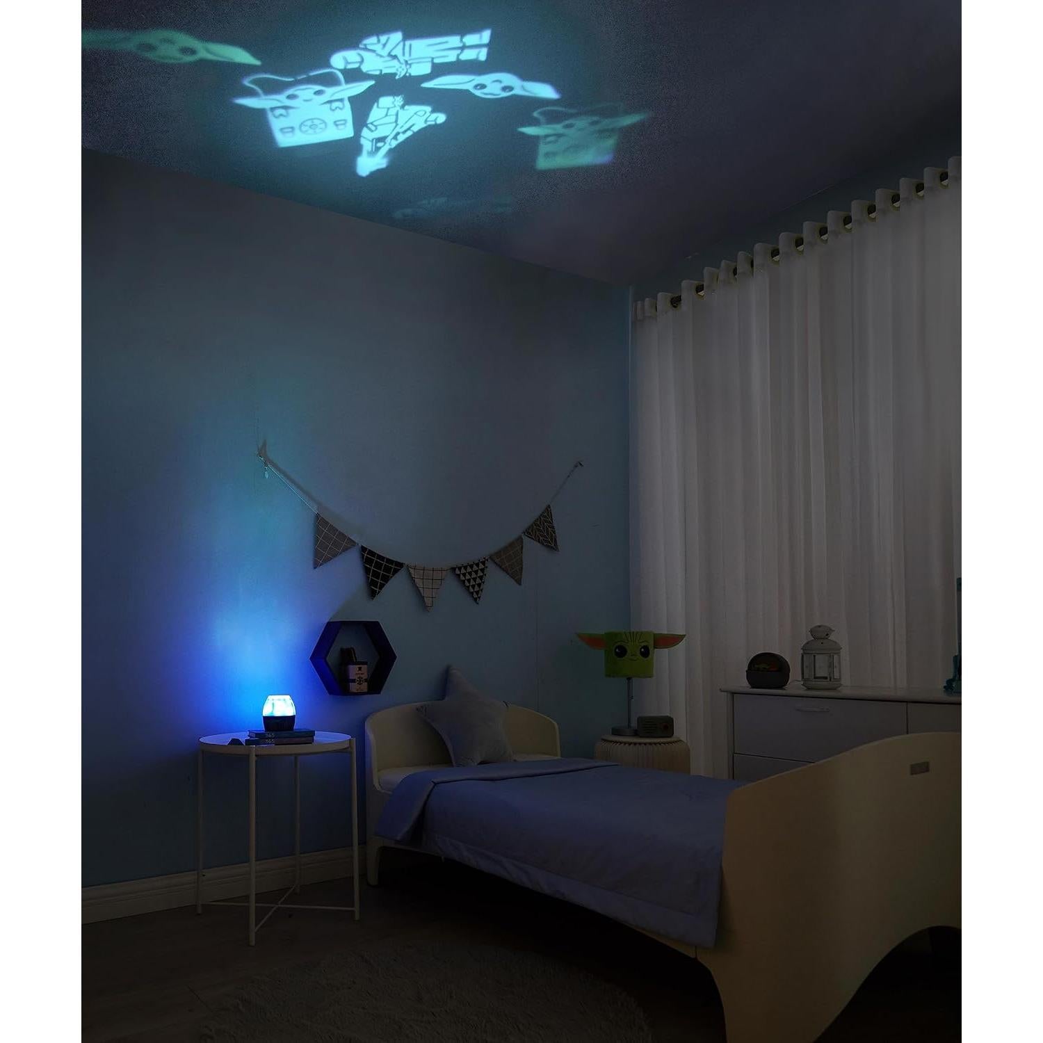 Lámpara de Proyección Star Wars Mandalorian Idea Nuova 10 cm