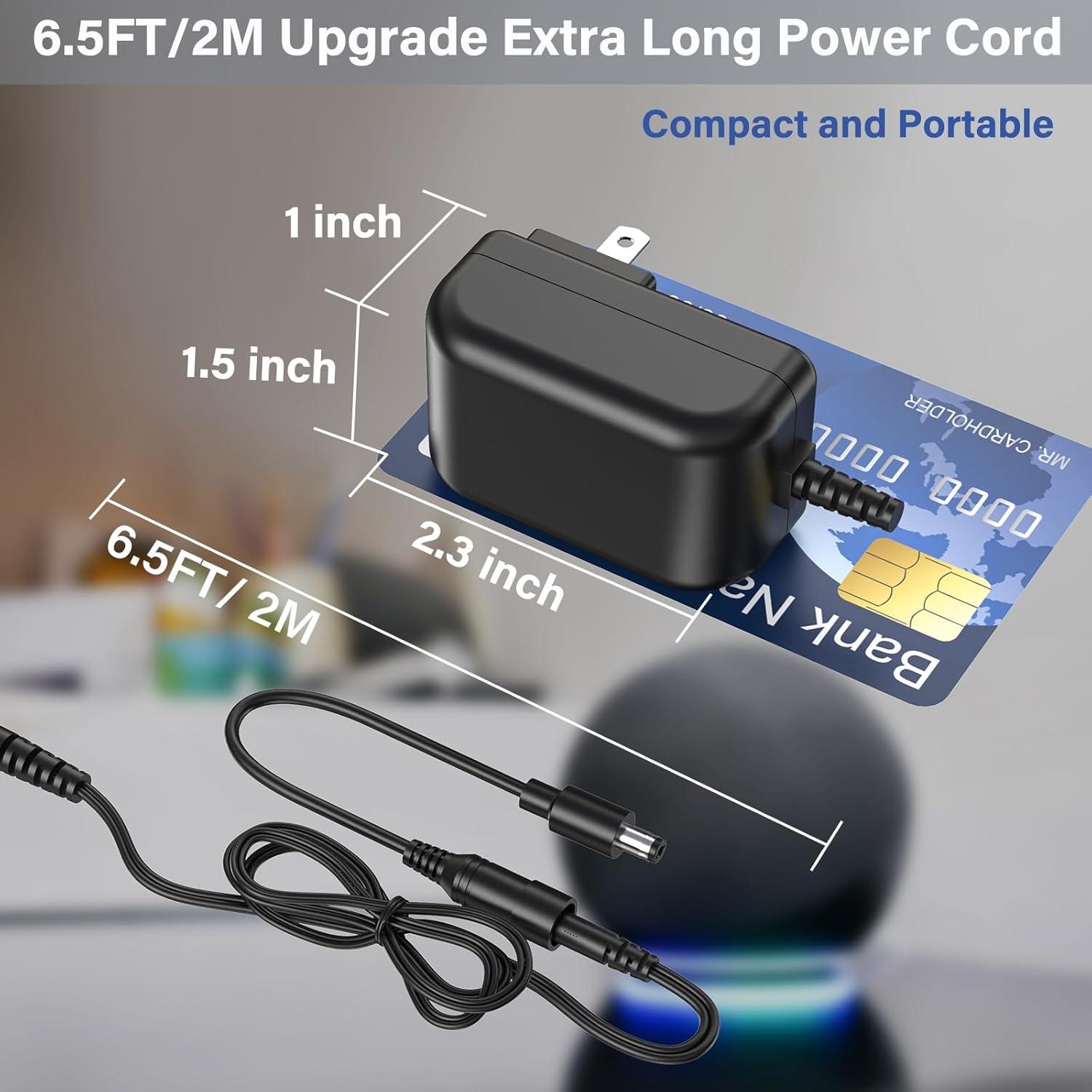 Cargador 18V HIENADTOR para Echo 3ra y 4ta Gen, Show 8