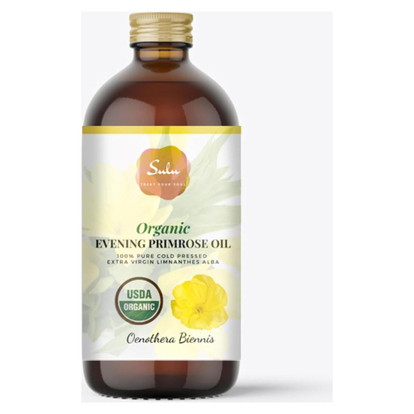 Aceite de Onagra Orgánico SULU 118.3 ml Prensado en Frío