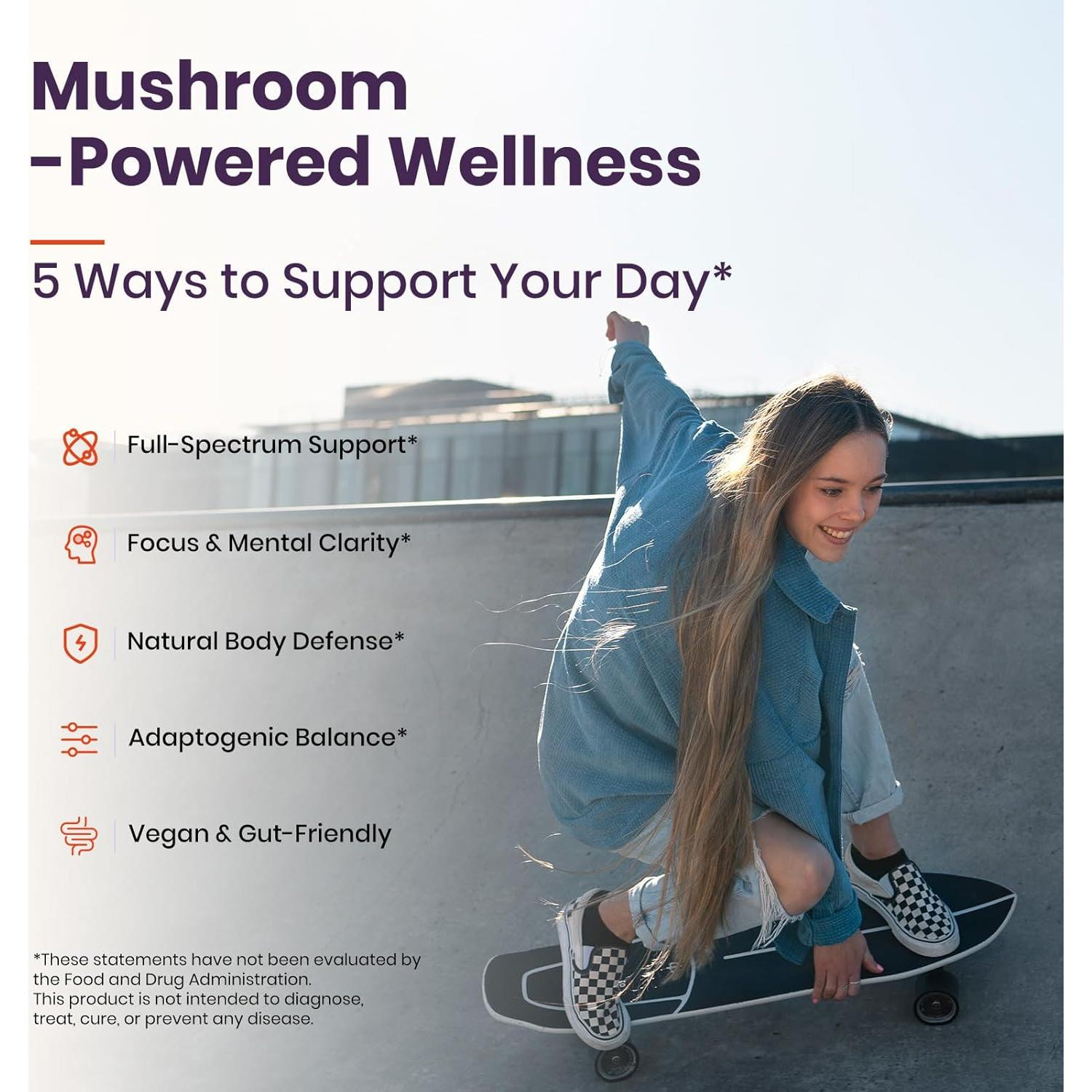 Gomitas de Hongo VEV 90 unidades - Suplemento Vegano con Ashwagandha