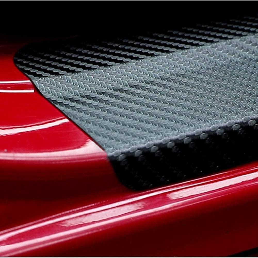 Protector de Umbral de Puerta de Coche LANZMYAN 4PCS Vinilo 3D