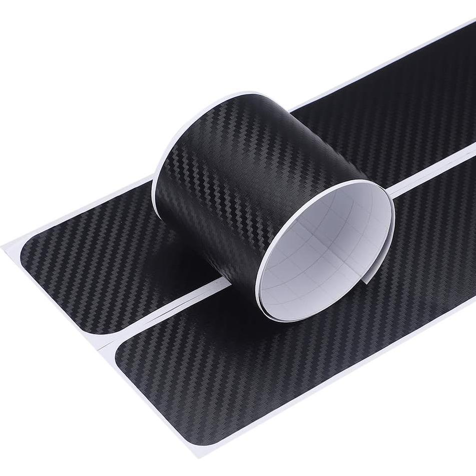 Protector de Umbral de Puerta de Coche LANZMYAN 4PCS Vinilo 3D