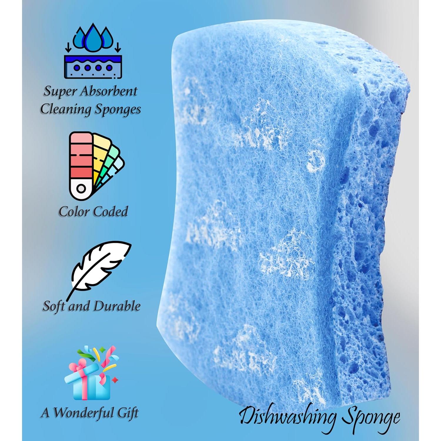 Esponjas de Limpieza Celulosa The Kosher Cook - Azul - 1 Unidad