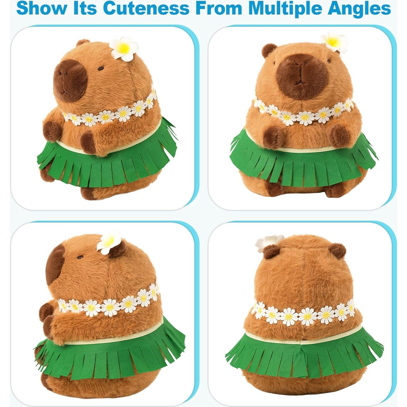 Peluche Capibara Hawaiana Ditucu 30 cm Calidad Premium