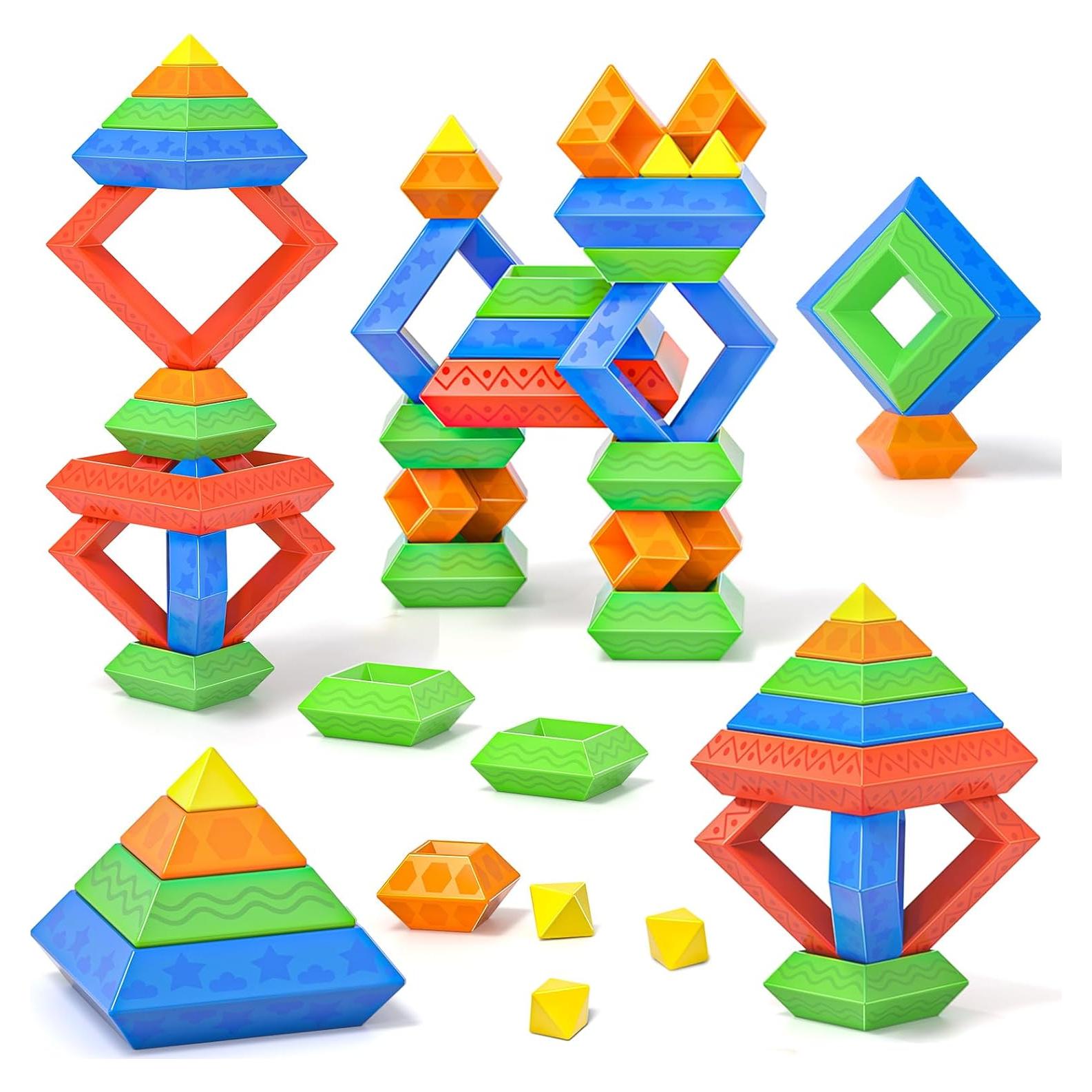 Bloques de Construcción Educativos Ci Vetch 30 Piezas 2-6 Años