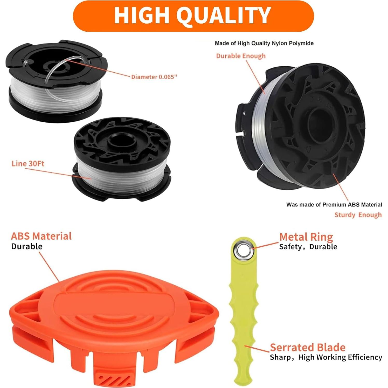 Cuchillas de Recortadora Eyoloty AF-100 30 pies 0.065 cm