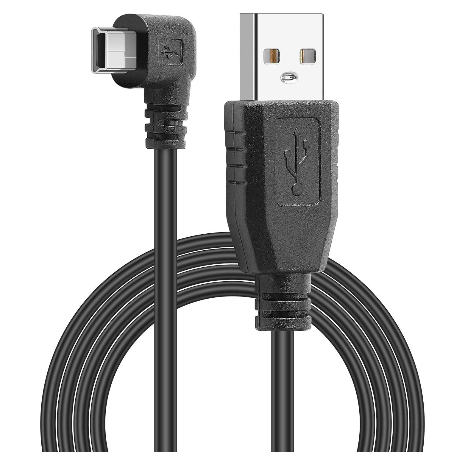 Cable de Alimentación Mini USB PASOW 3.5m 90 Grados Izquierdo