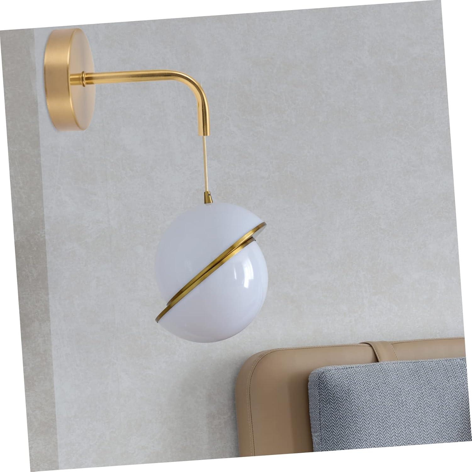 Soporte de Lámpara de Pared DOITOOL 2 Piezas Dorado