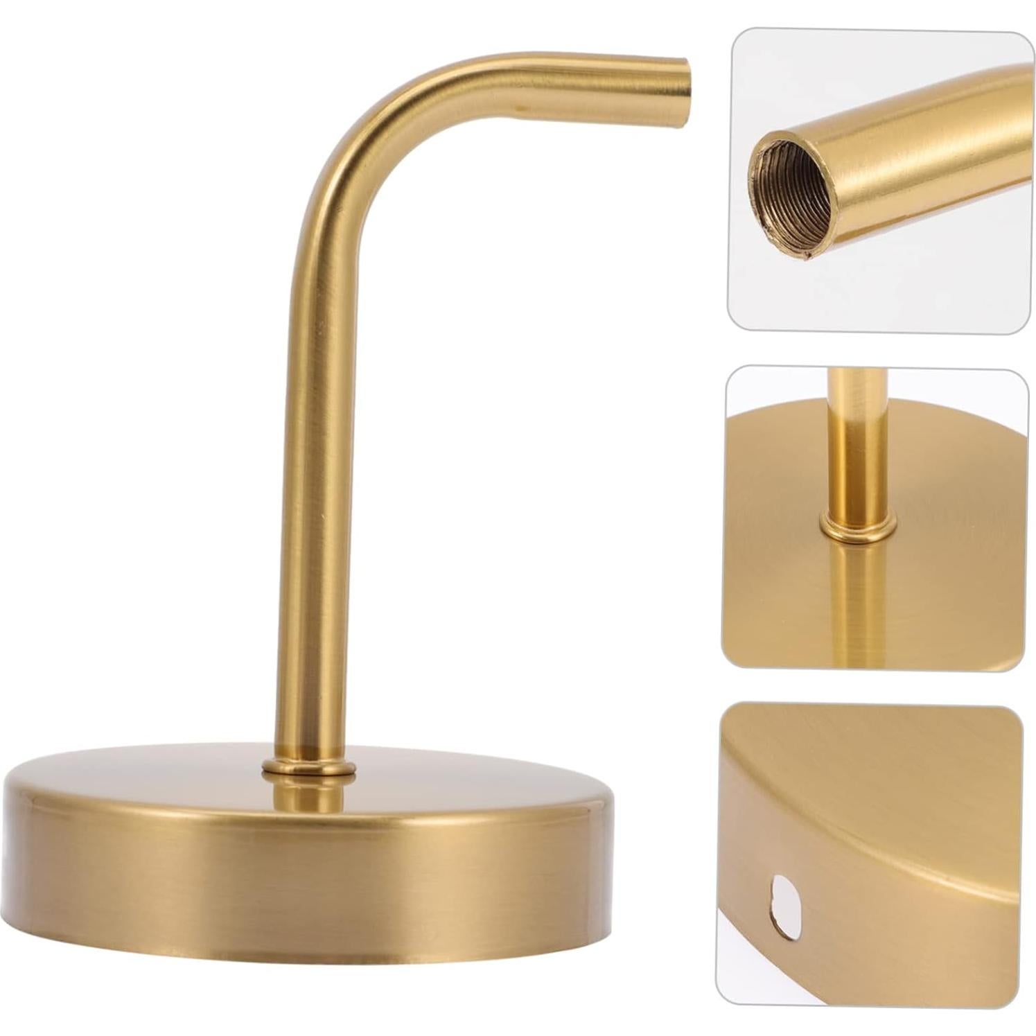 Soporte de Lámpara de Pared DOITOOL 2 Piezas Dorado