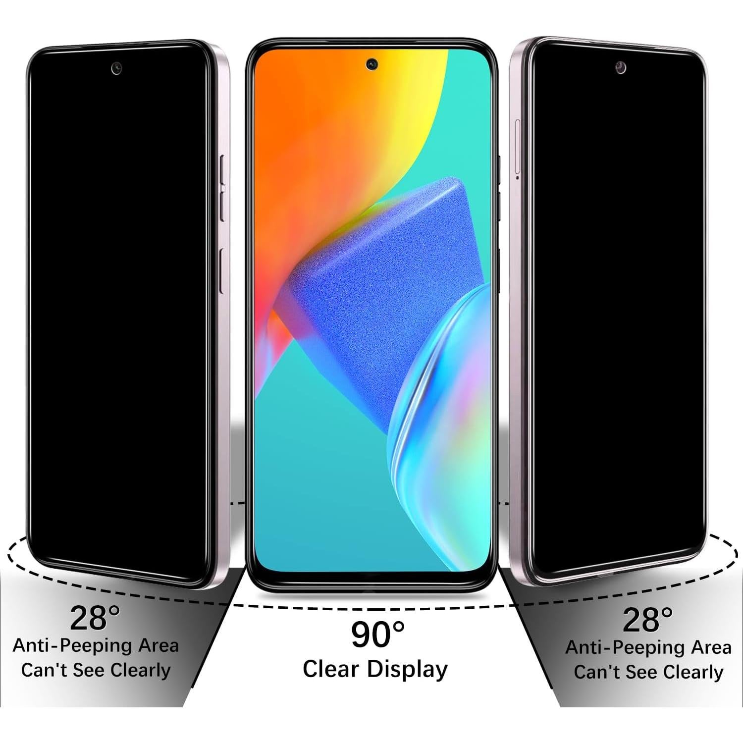 Protector de Pantalla Privado Bencuku para Moto G Stylus 5G 2024