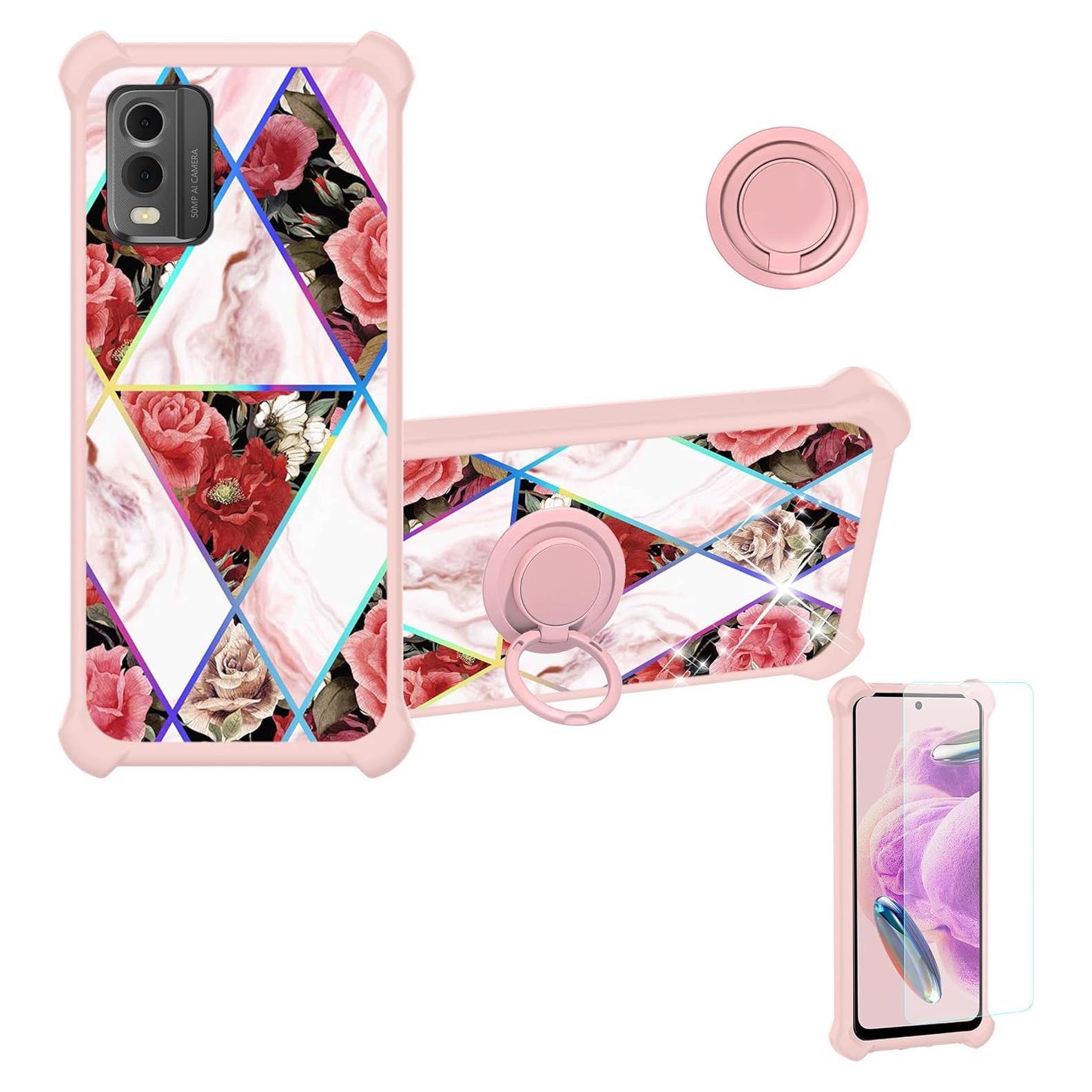 Funda para HMD M-Kopa X1 con Protector de Pantalla Vidrio Templado