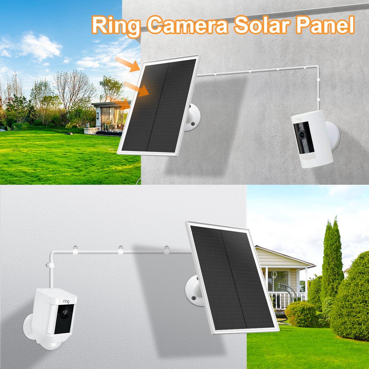 Cargador Solar OuOudoit para Cámara Ring 6W Impermeable