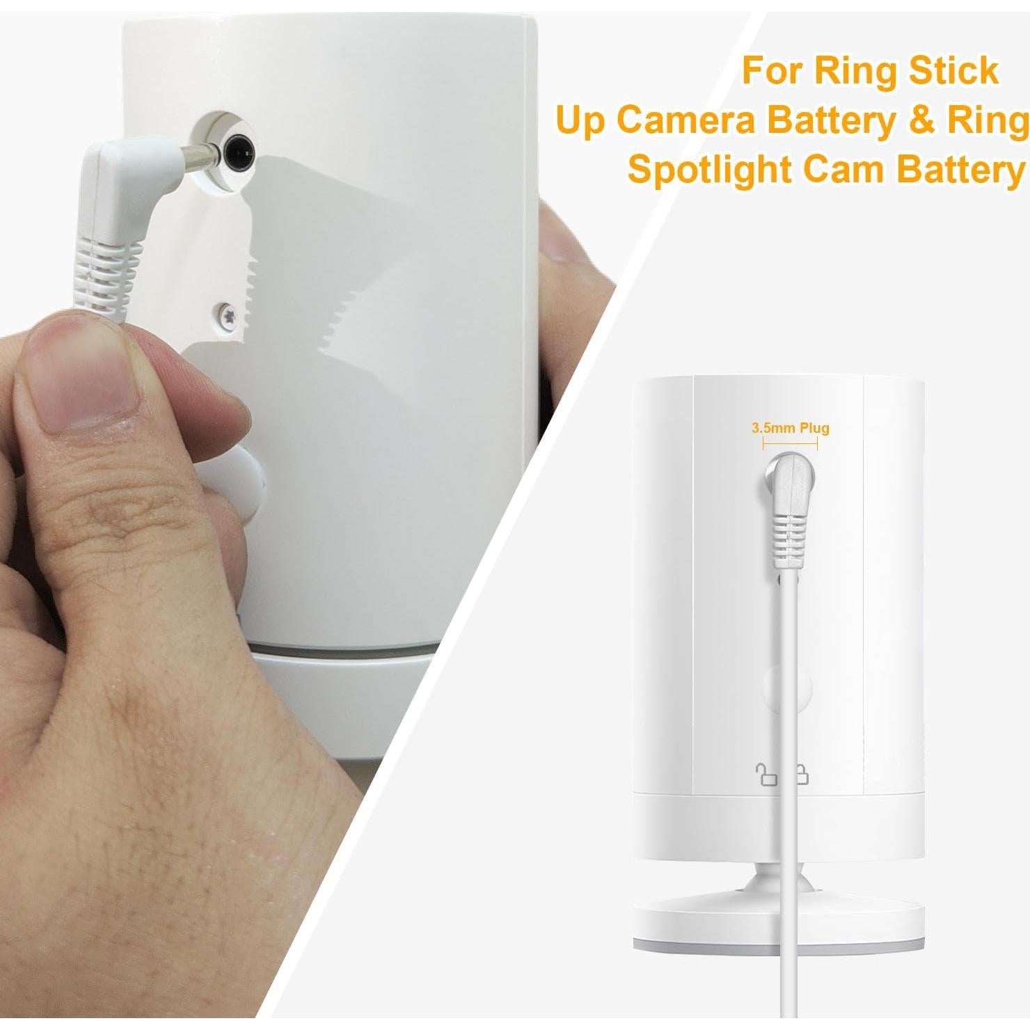 Cargador Solar OuOudoit para Cámara Ring 6W Impermeable