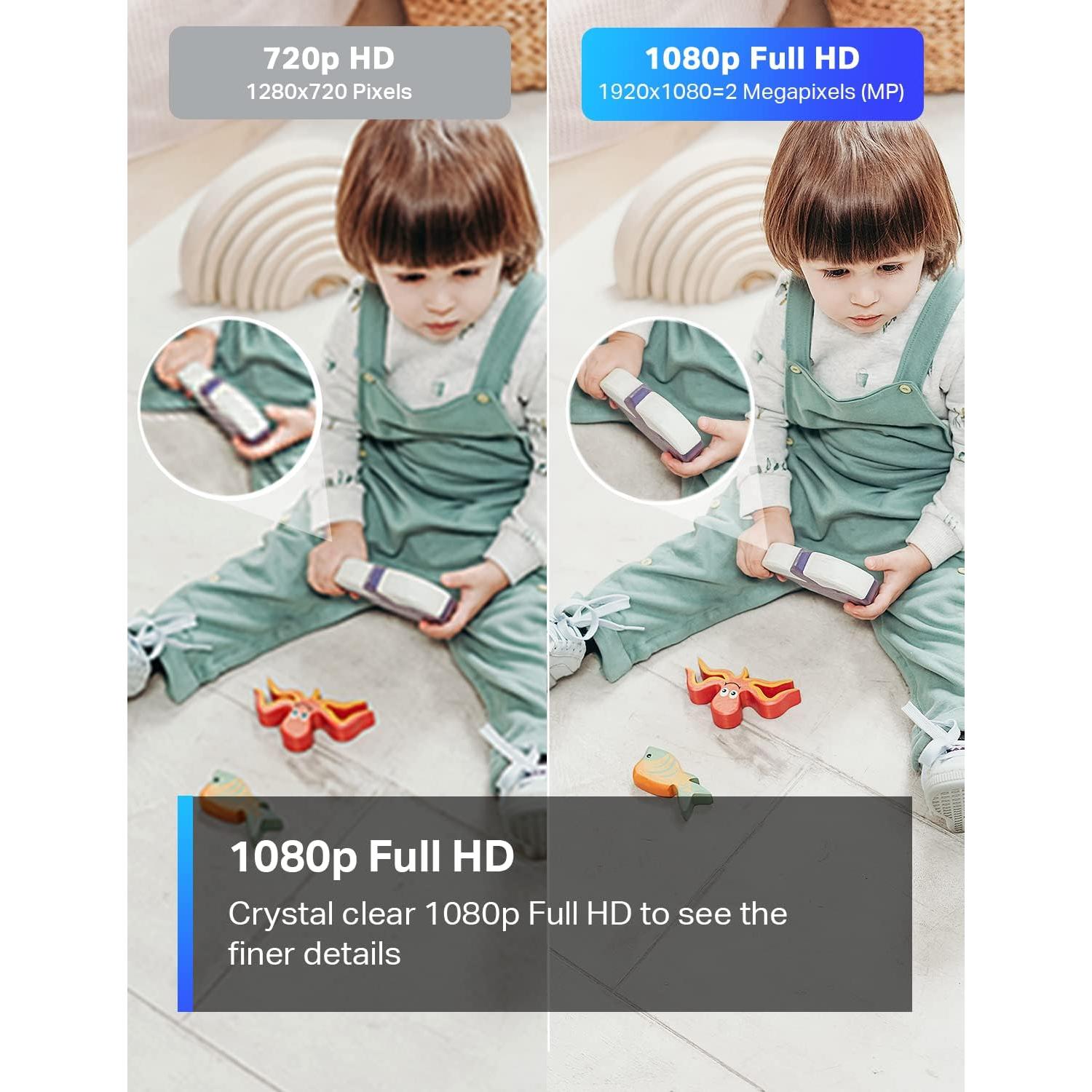 Cámara de Seguridad TP-Link Tapo C100 1080P con Audio y Noche