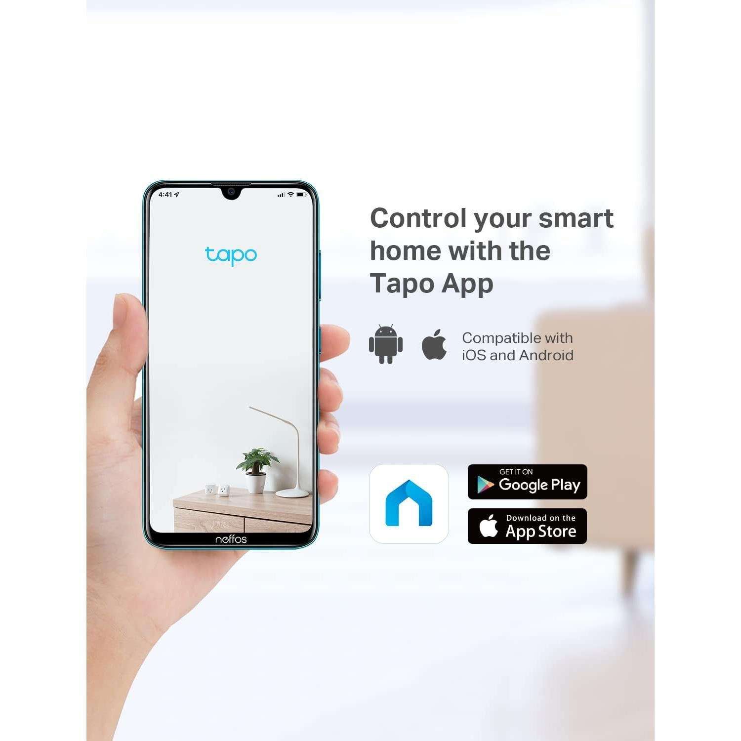 Cámara de Seguridad TP-Link Tapo C100 1080P con Audio y Noche