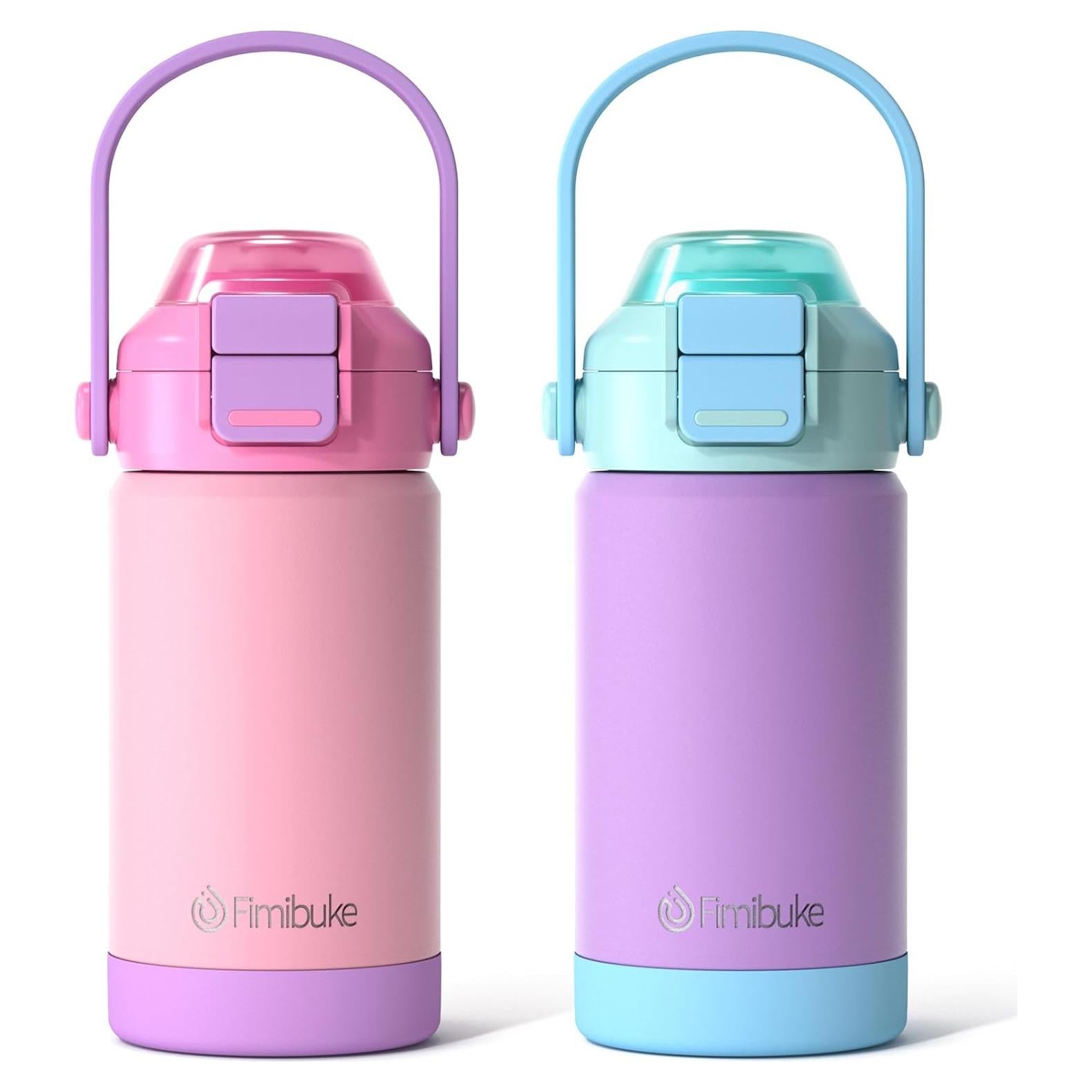 Botella de Agua Aislada Fimibuke 414ml Niños Macaron