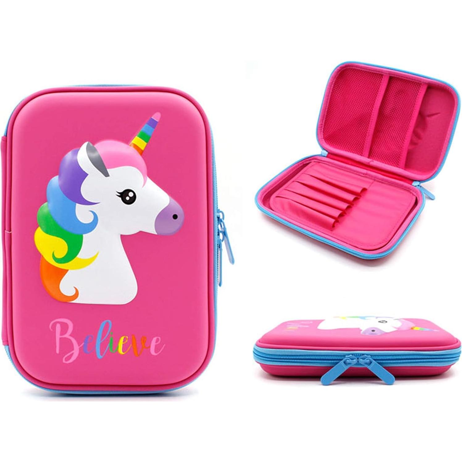 Estuche de Lápices Unicornio iDelta 21.6x14.7x5.6cm Antichoque