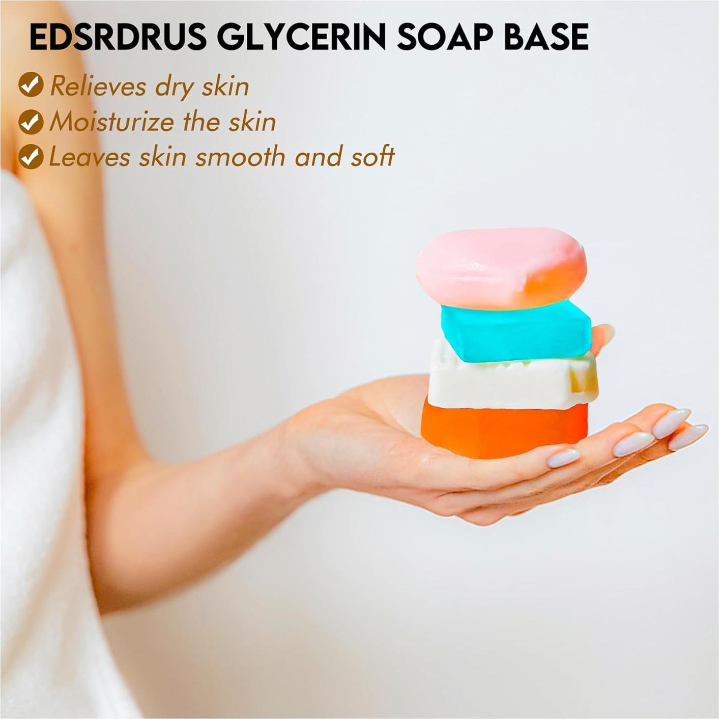 Base de Jabón Glicerina EDSRDRUS 0.91 kg Hidratante Aloe Vera