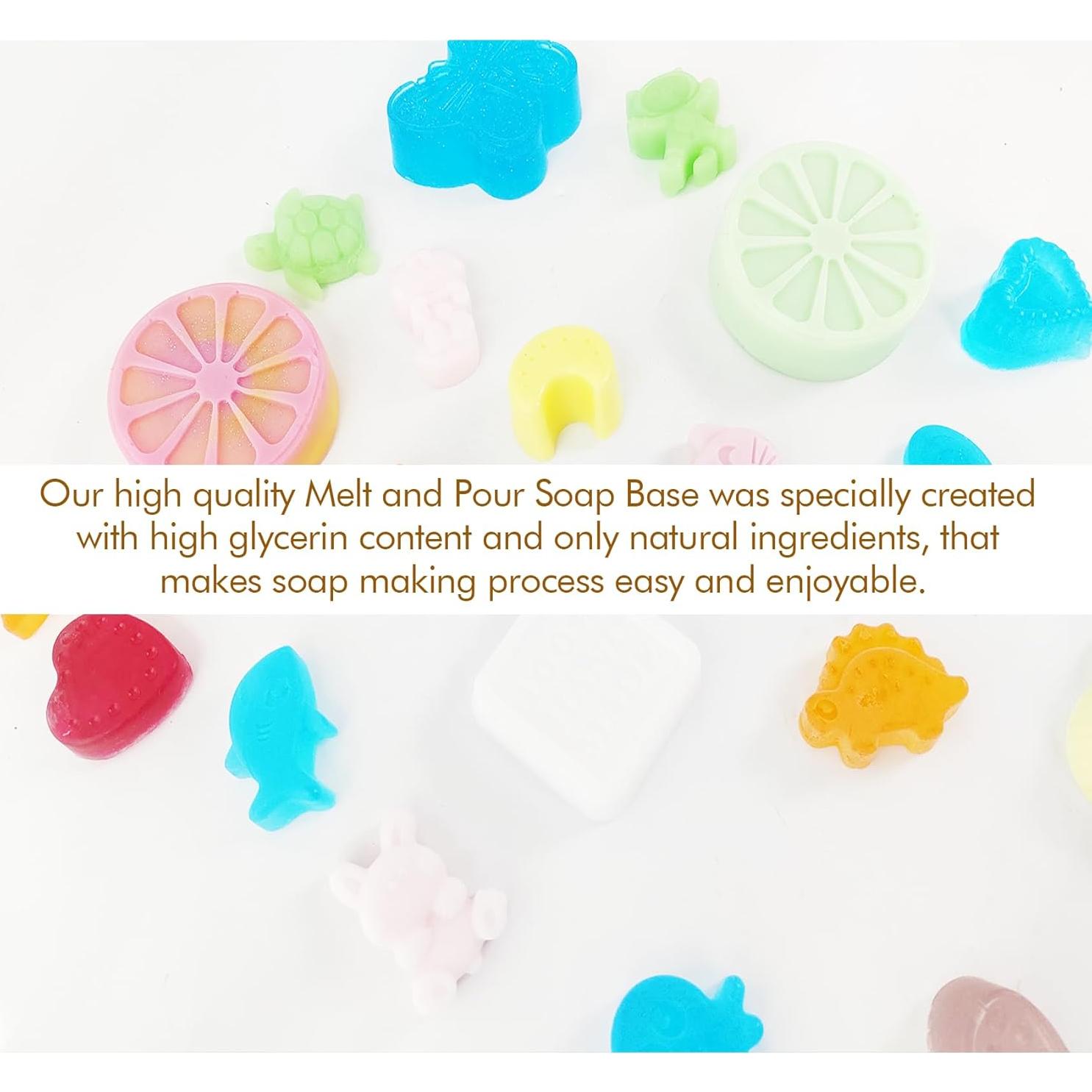 Base de Jabón Glicerina EDSRDRUS 0.91 kg Hidratante Aloe Vera