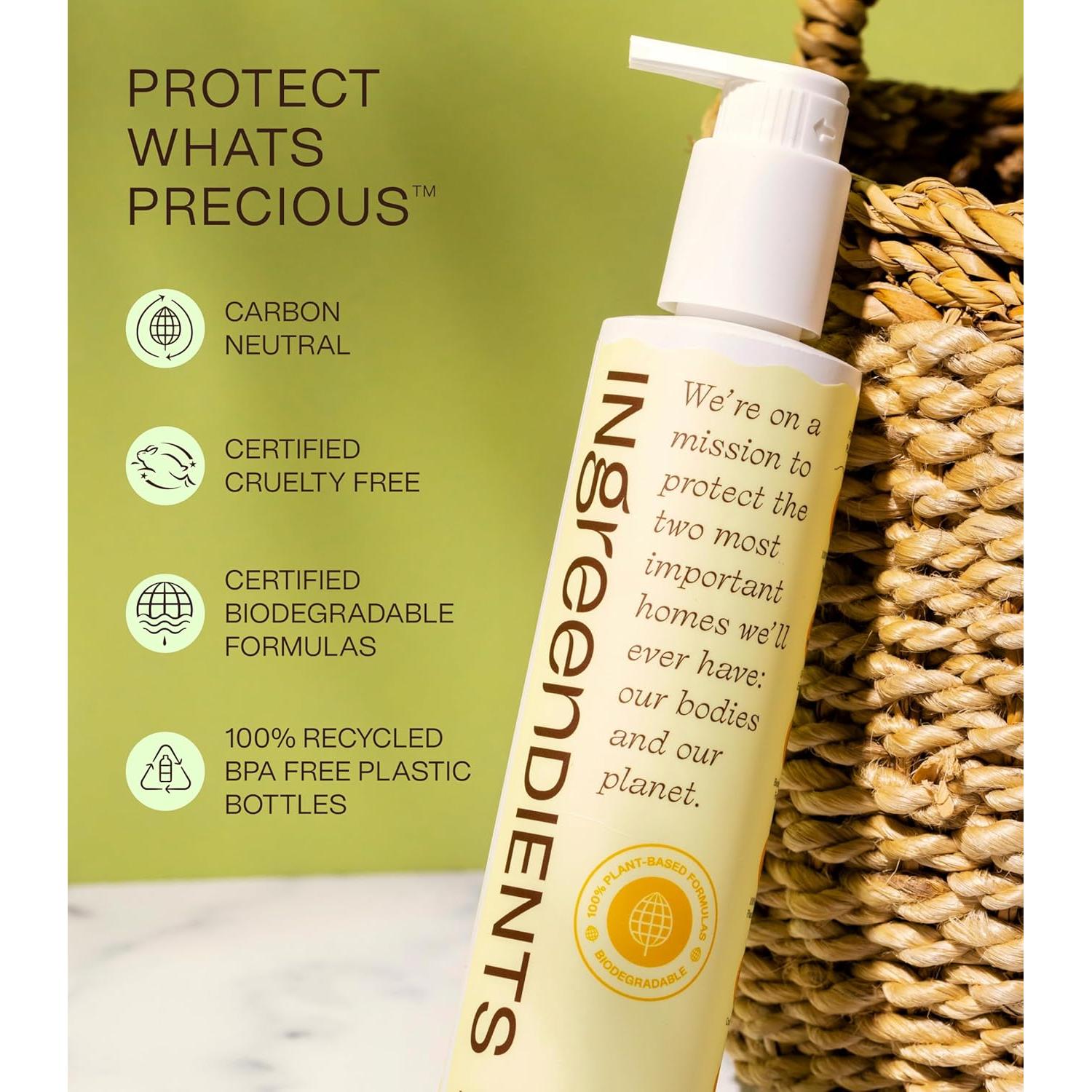 Loción Orgánica para Manos y Cuerpo Ingreendients 390g