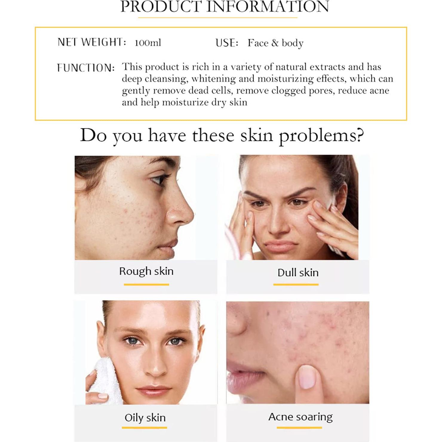 Gel Peeling Facial AICHUN BEAUTY Oro 24K 113g Hidratante