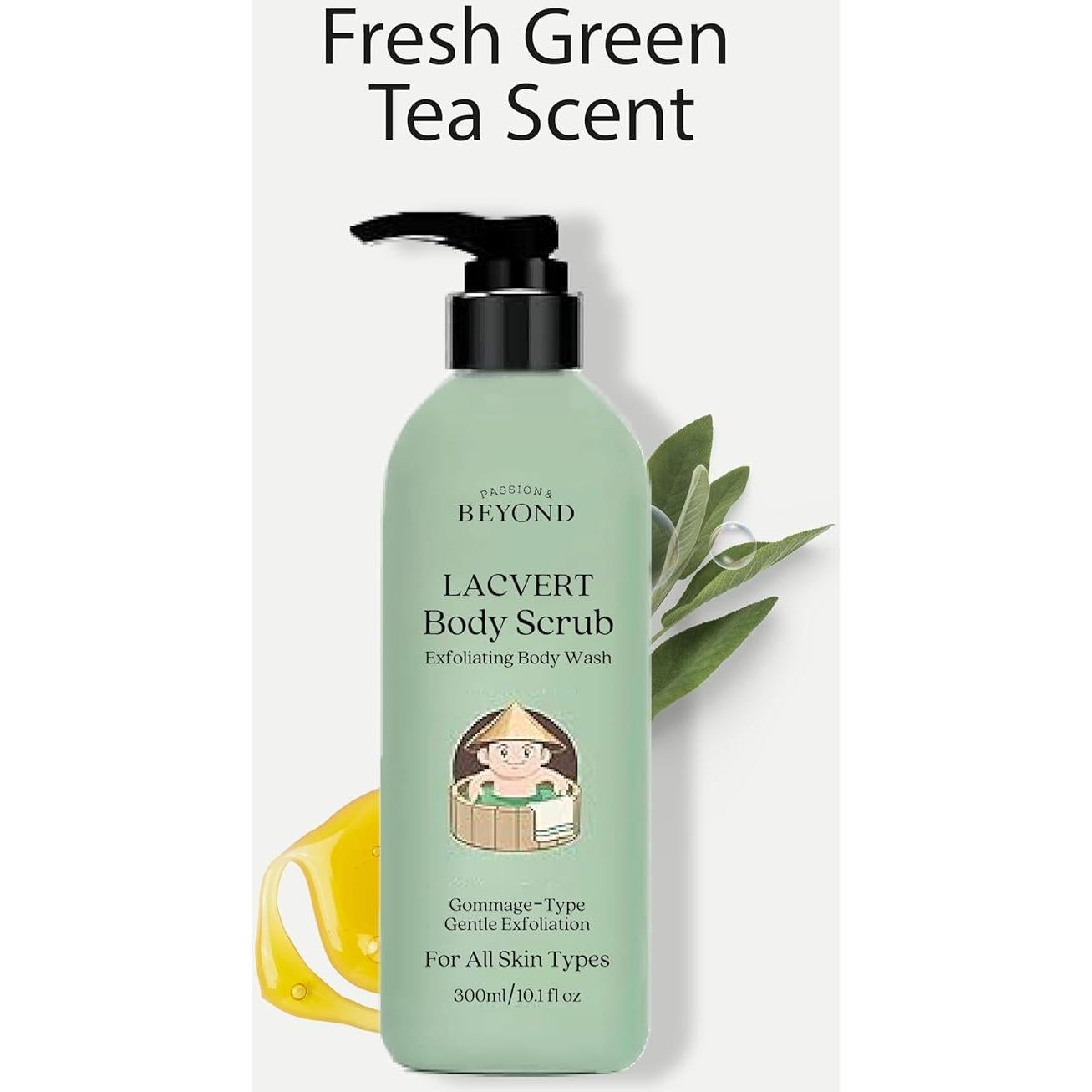 BEYOND Lacvert Gel Exfoliante Corporal Té Verde 300ml - Suavidad Spa