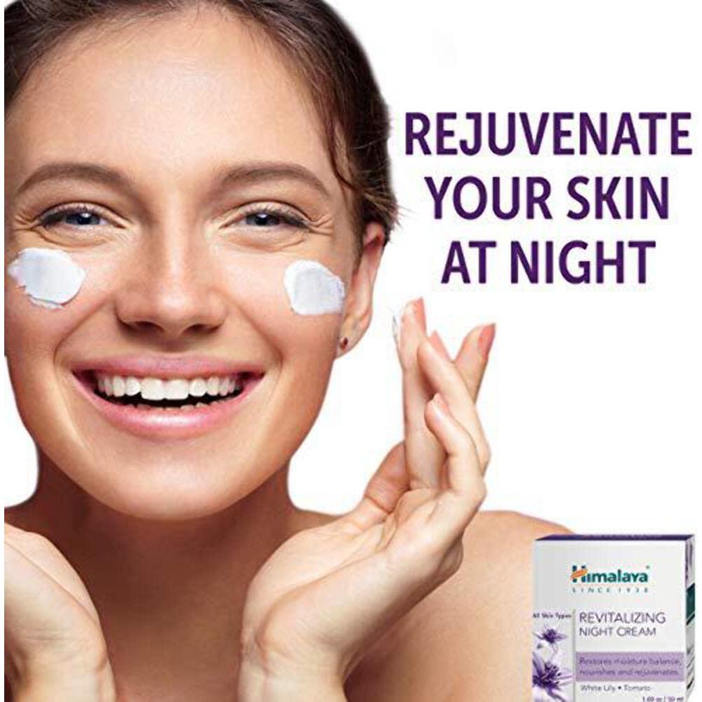 Crema Nocturna Revitalizante Himalaya 47.9 g para Piel Envejecida