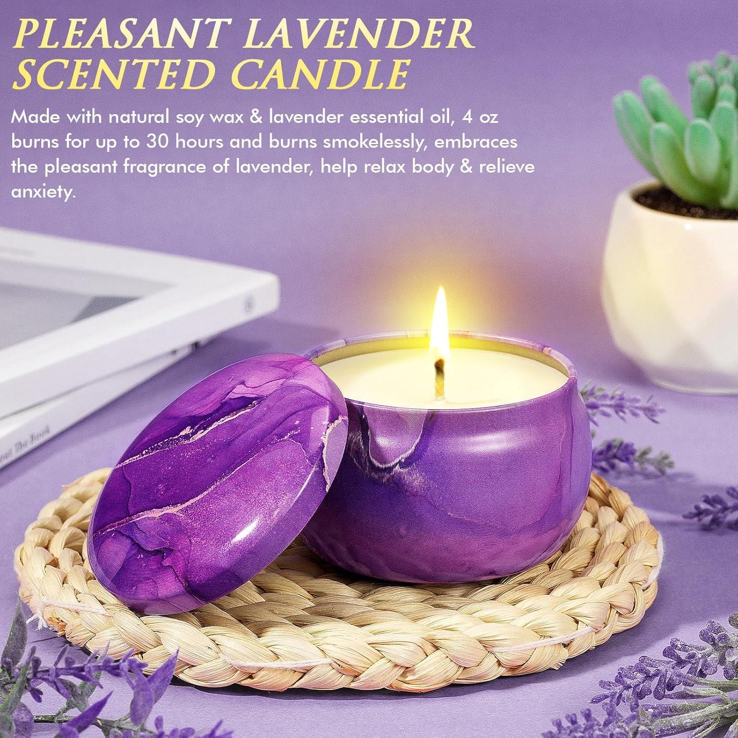 Canasta de Regalos de Spa Qinline para Mujeres - Lavanda