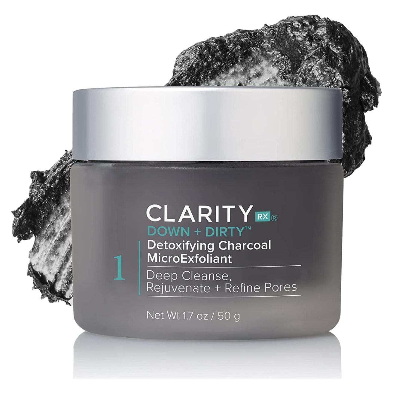 ClarityRx Detergente Exfoliante Facial Carbón 48g - Piel Grasa