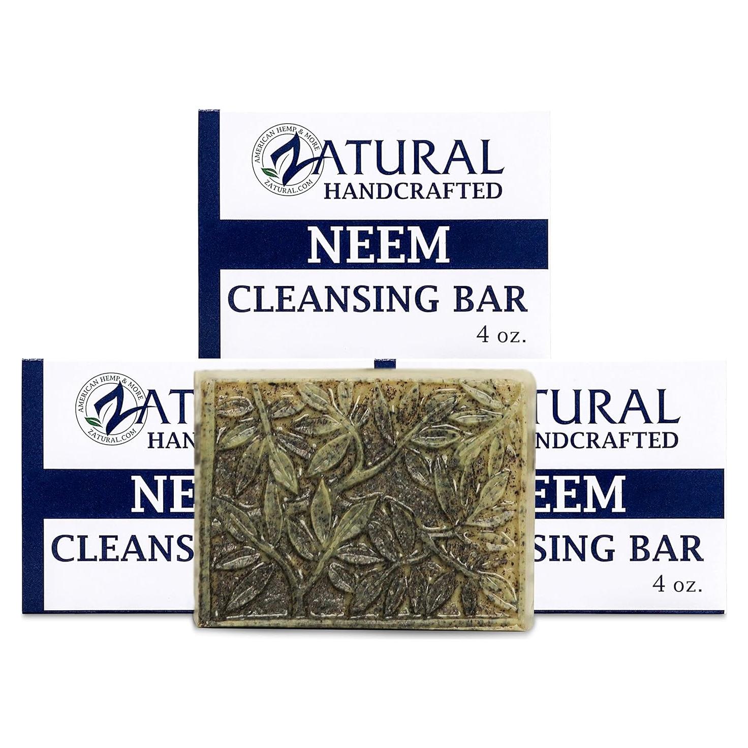 Jabón Zatural Neem Terapia Ultra-Sensible 90g Alivio Irritaciones