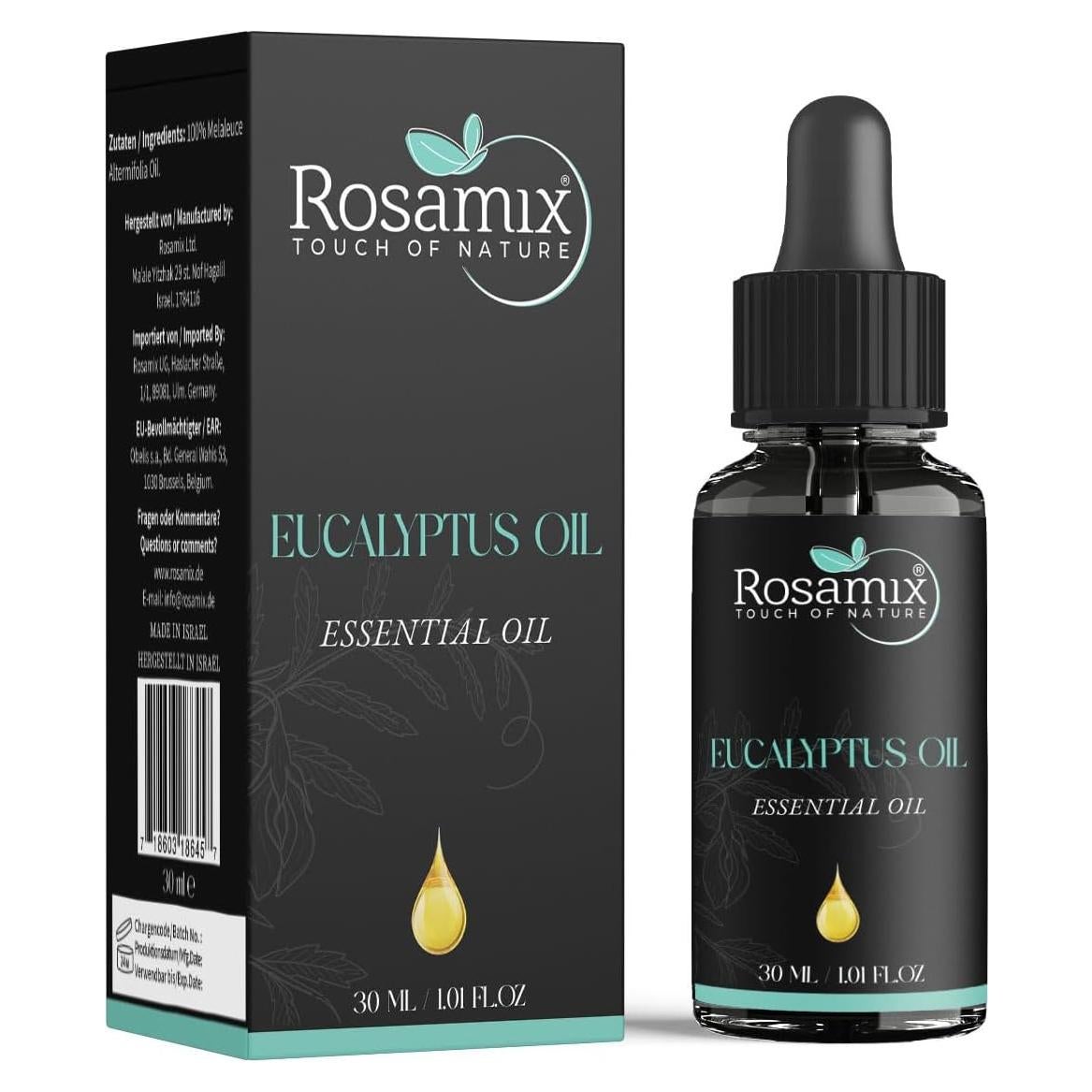 Aceite Esencial de Eucalipto Puro Rosamix 30ml - Aromaterapia